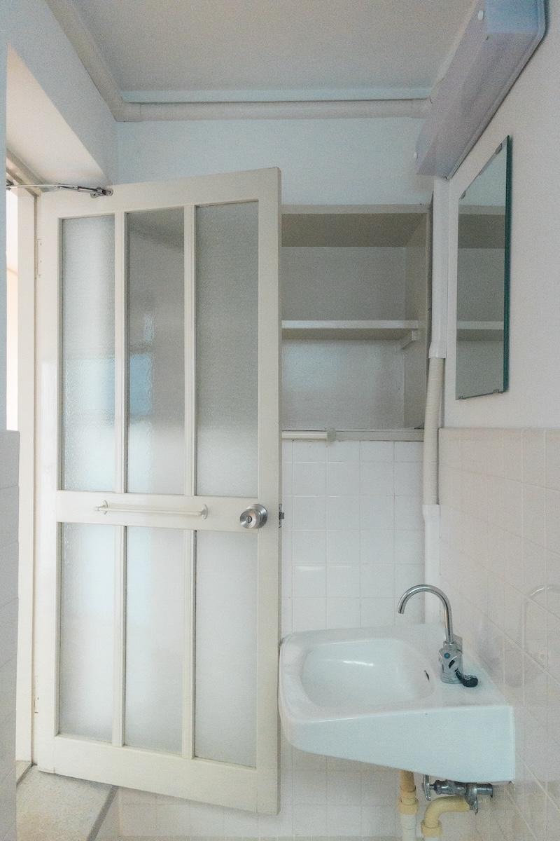 神戸市東灘区森北町の賃貸物件/洗面とお風呂は一体型