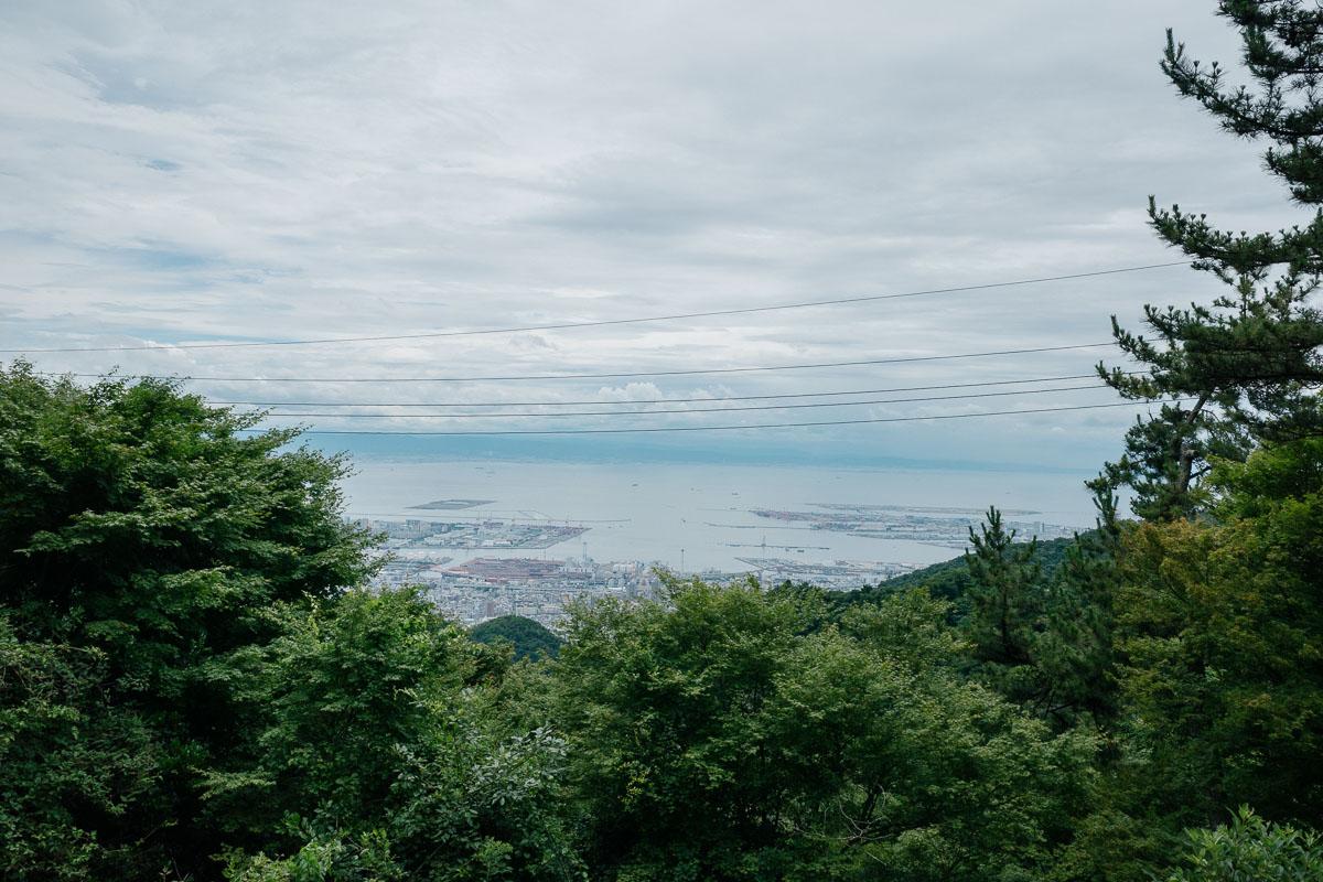 神戸市灘区六甲山町の賃貸物件/20秒歩いたらこの景色