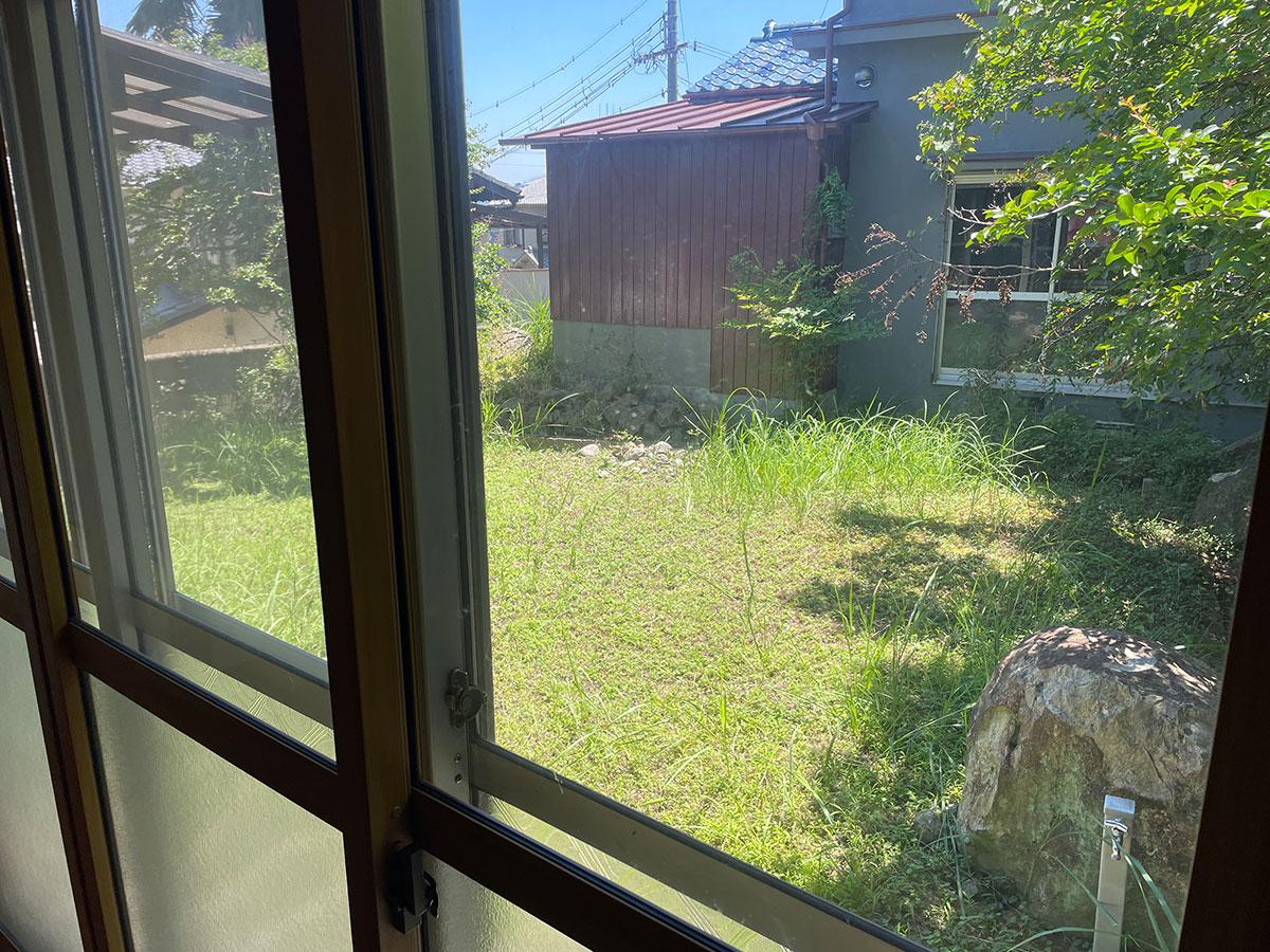 姫路市苫編の賃貸物件/室内から庭