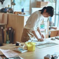 神戸市中央区山本通の賃貸物件/【入居店舗】木版画の教室、木版画の道具や版画に関係する雑貨販売を行う「ATELIER PUNTAS」