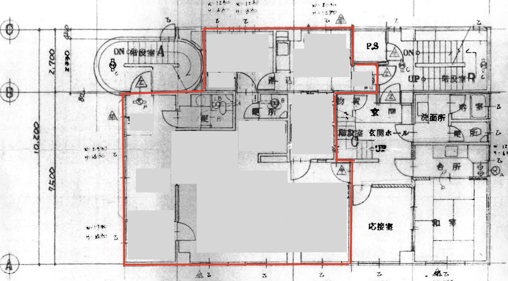 神戸市中央区花隈町の賃貸物件/※図面と現状が異なる場合には、現状を優先するものとします。