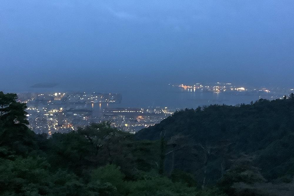 神戸市灘区六甲山町西谷山の売買物件/オーナーさんから夜景の写真も提供いただきました。