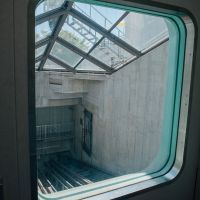 神戸市灘区篠原台の売買物件/斜行エレベーターの車窓から。