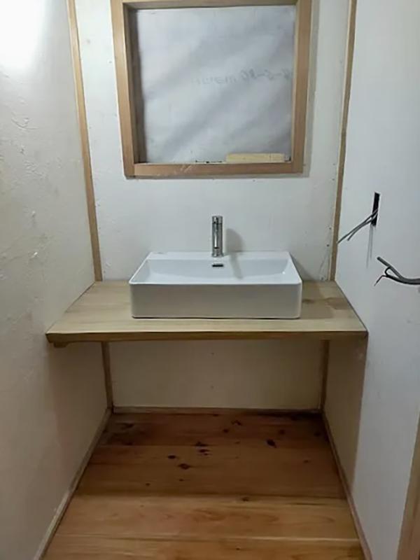 洲本市山手の売買物件/洗面