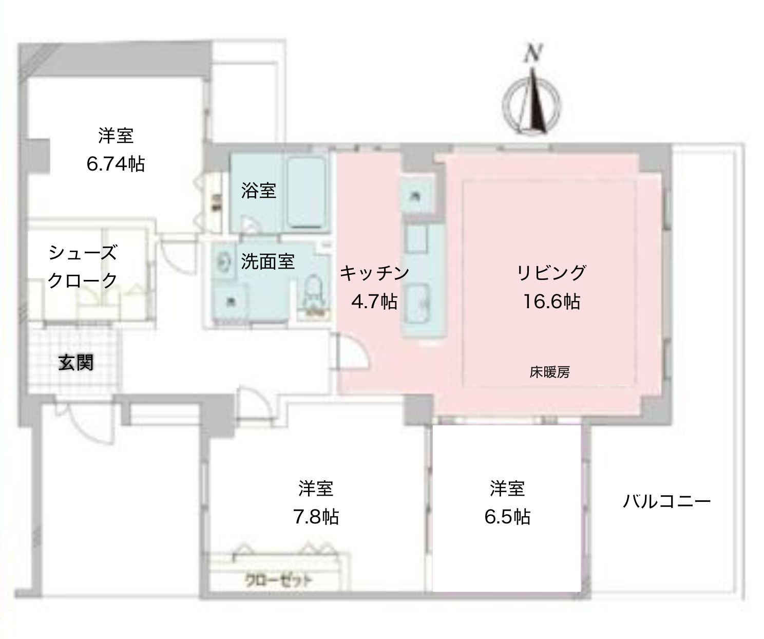 宝塚市花屋敷松ガ丘の賃貸物件