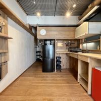 神戸市中央区下山手通の賃貸物件/デスクを折りたたむとこのくらいの広さ。ソファベッドがジャストフィットしそう。