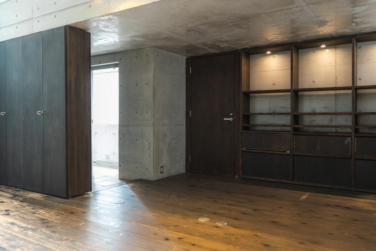 神戸市東灘区田中町の賃貸物件/下駄箱や扉、棚は可動式で間仕切りになります