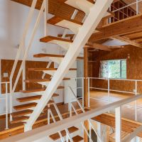 宝塚市花屋敷荘園の賃貸物件/吹抜階段を中心に回遊できちゃう