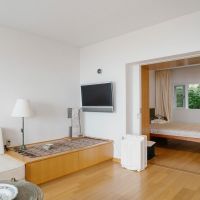 神戸市灘区六甲山町西谷山の売買物件/ベッドルームとダイニング