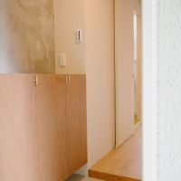 神戸市東灘区住吉台の売買物件/玄関、木製の靴箱。