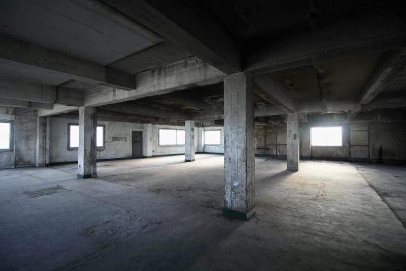 神戸市長田区神楽町の賃貸物件/荒々しい躯体が剥き出しのスケルトン空間。これでいい、これがいい。（前回募集時の写真）