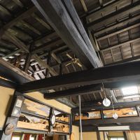 神戸市北区有野町唐櫃の売買物件/立派な小屋組が現しになっています