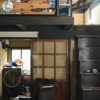 神戸市北区有野町唐櫃の売買物件/箱階段でロフトへ上がる