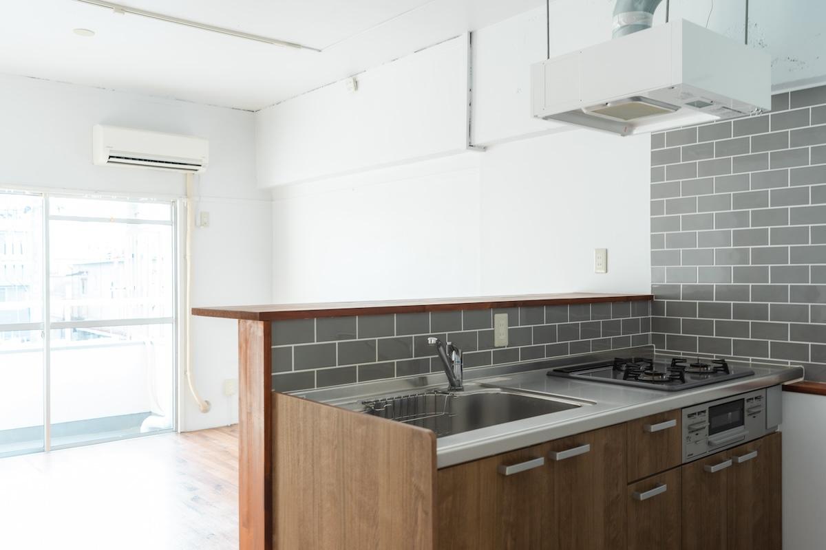 尼崎市道意町の賃貸物件/3口コンロとグリルもあり、料理にこだわりたい方にもおすすめ