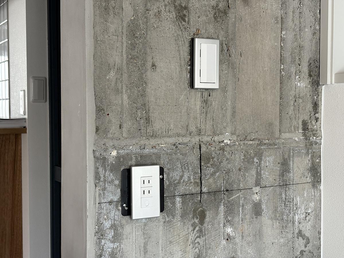 神戸市垂水区狩口台の売買物件/コンクリート躯体表しがいいですね