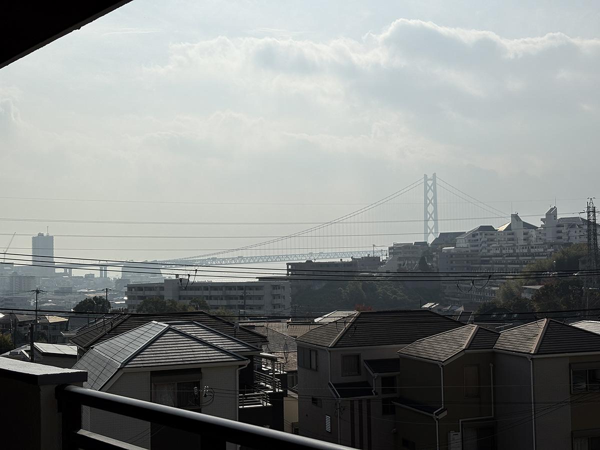 神戸市垂水区狩口台の売買物件/海と橋が見える、夜景もきれいな眺望