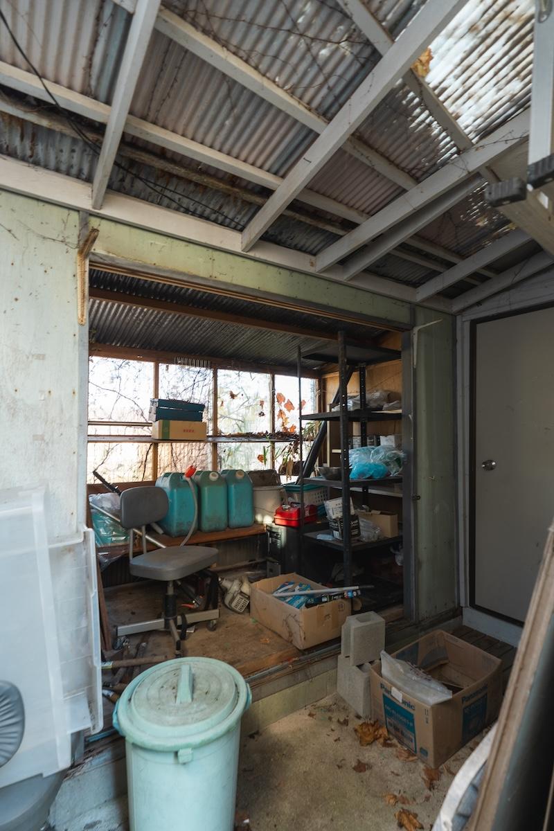 神戸市北区鈴蘭台南町の売買物件/奥には物置あり