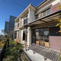 神戸市垂水区美山台の売買物件/庭からの外観