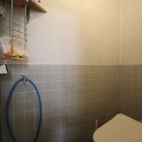 神戸市中央区北野町の売買物件/タイル張りのトイレ