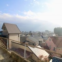 神戸市東灘区本山北町の賃貸物件/庭からの眺望も良好です