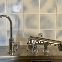 神戸市東灘区岡本の売買物件/水栓に至る細部までも抜かりなくこだわり抜いたお手製のキッチン