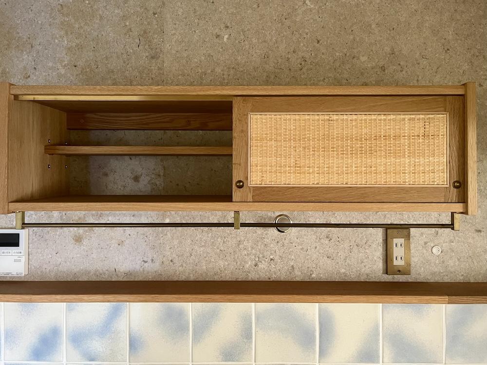 神戸市東灘区岡本の売買物件/スパイスラックや食器棚も使いやすそうです。