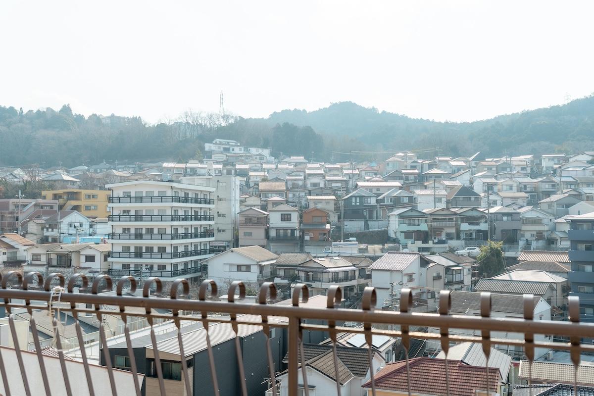 神戸市北区鈴蘭台東町の売買物件/眺望も開けていて良好です