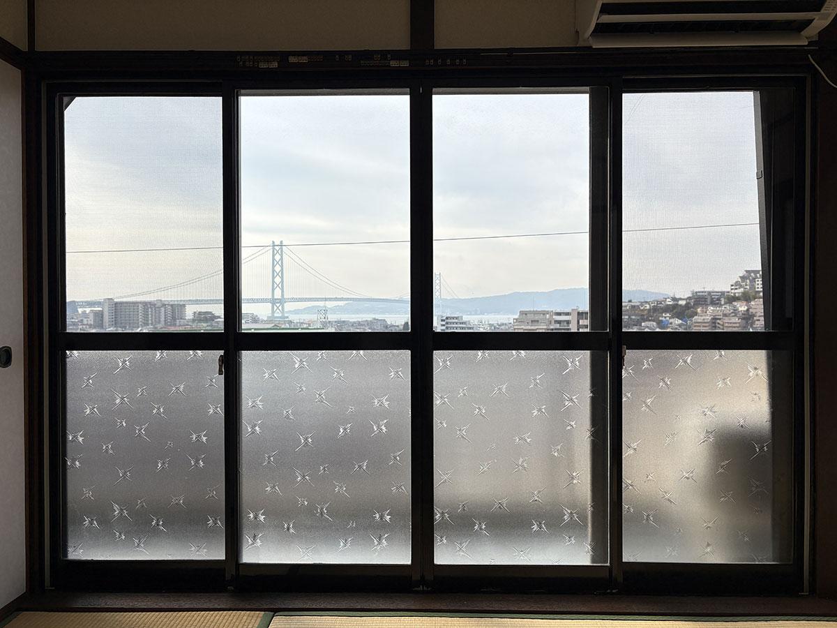 神戸市垂水区西舞子の売買物件/2F和室からの借景が良い