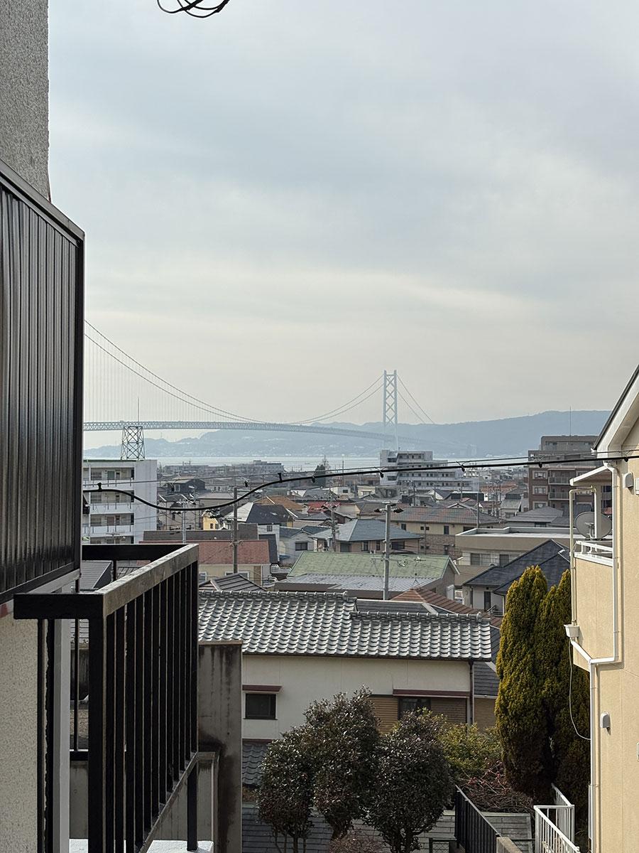 神戸市垂水区西舞子の売買物件/物件前の階段から