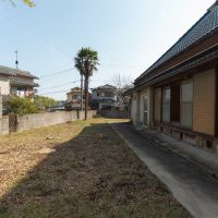 神戸市北区有野町唐櫃の売買物件/北側の庭もスペースはありますが影になるので、畑以外の使い方が良さそう