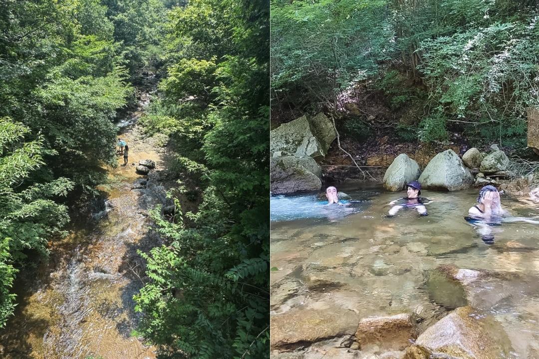 神戸市北区有野町唐櫃の売買物件/ハイキングやサイクリングがてら、蓬山峡で清流の沢遊び
