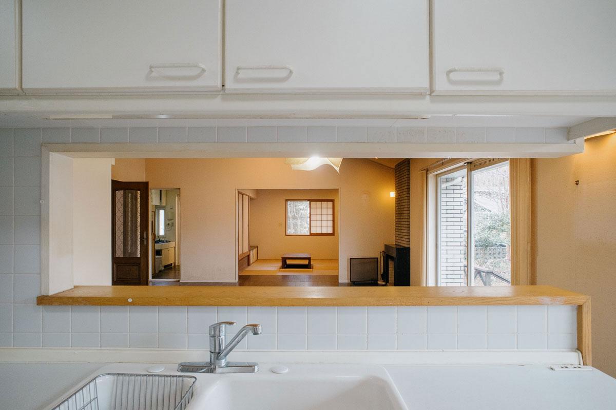 神戸市北区道場町生野の売買物件/キッチンからの眺め