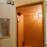 神戸市北区道場町生野の売買物件/1人用のサウナは洗面のお隣