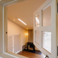 神戸市北区道場町生野の売買物件/2階の小窓から眺めたリビング