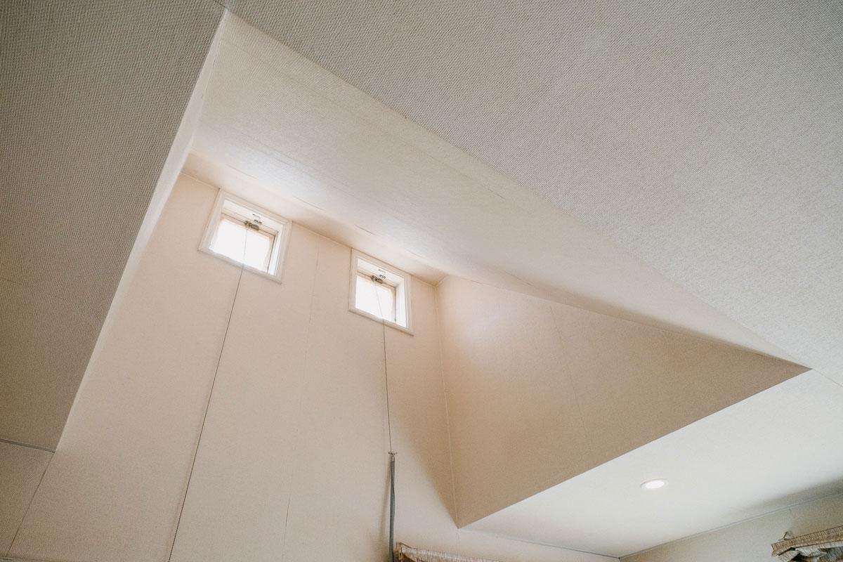 神戸市北区道場町生野の売買物件/屋根の構造がわかる内装