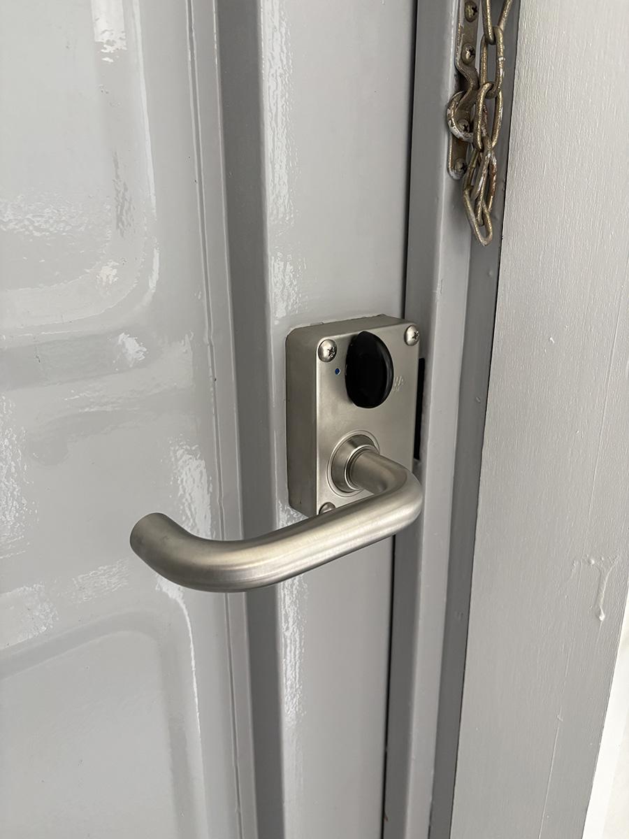 神戸市垂水区神陵台の賃貸物件/玄関ドアノブかわいい