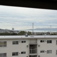 神戸市垂水区神陵台の賃貸物件/部屋からも橋