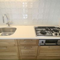 芦屋市楠町の賃貸物件/ハーマン製のガスコンロ。見た目だけでなく、使い勝手も優秀。