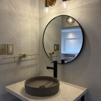 神戸市垂水区神陵台の売買物件/洗面も素敵