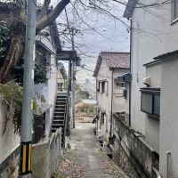 神戸市長田区西山町の売買物件/建物までの小さな小道