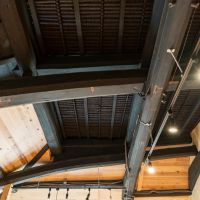 神戸市北区淡河町勝雄の売買物件/天井は取っ払って、立派な小屋組を表しに