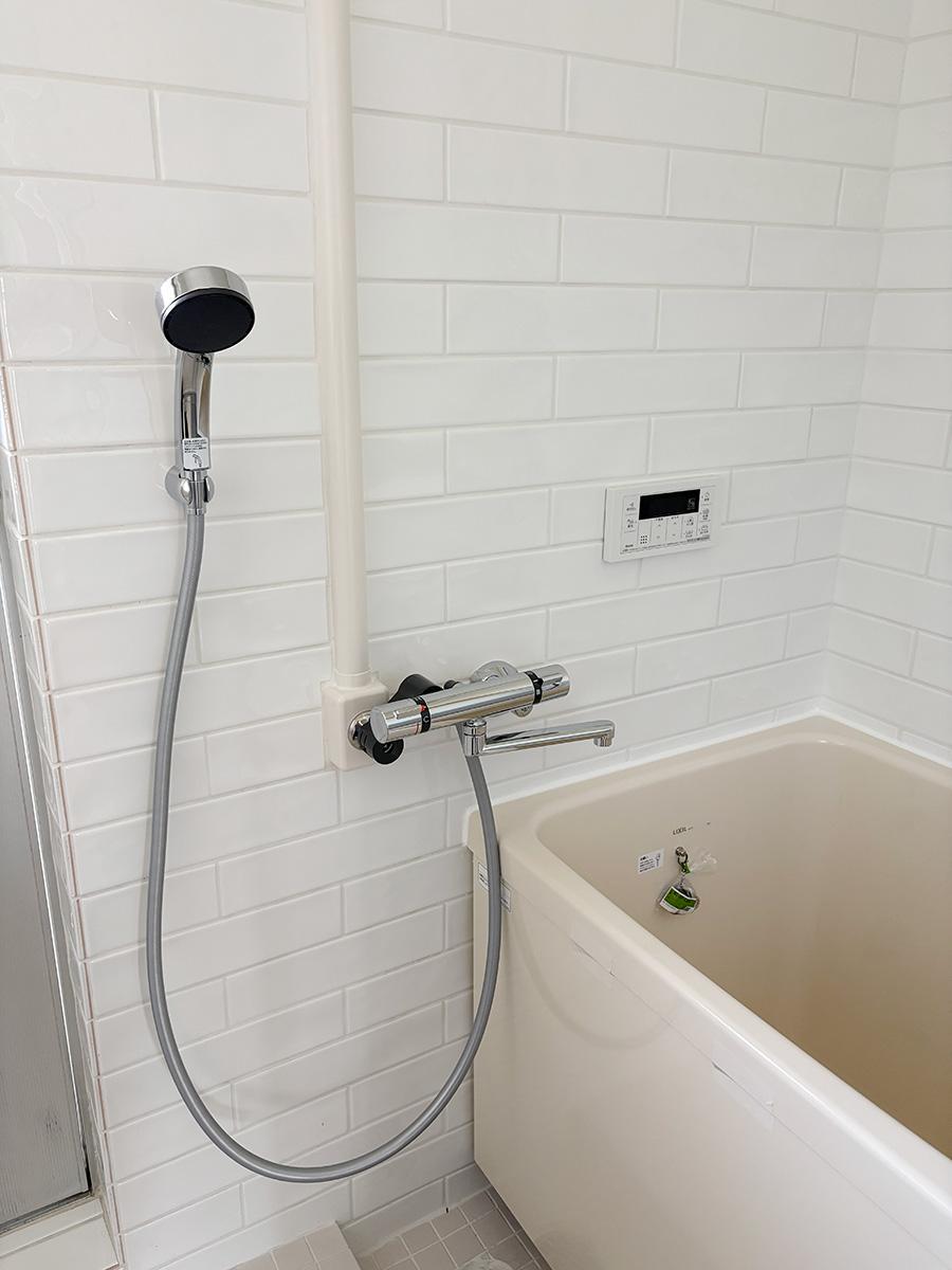 神戸市垂水区狩口台の賃貸物件/タイル壁の浴室