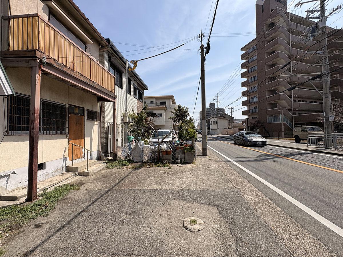 明石市藤江の賃貸物件/物件前は幹線道路