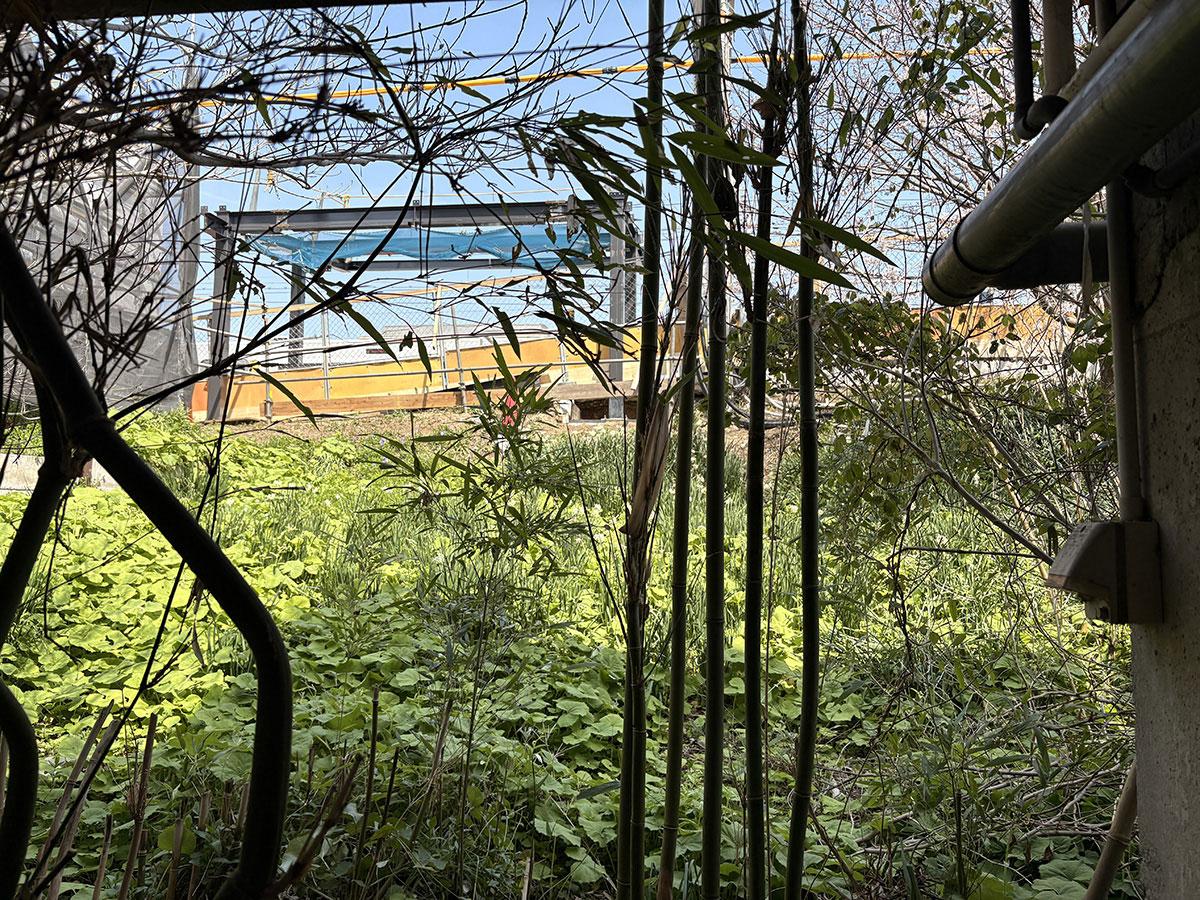 明石市藤江の賃貸物件/物件裏は線路と駅です