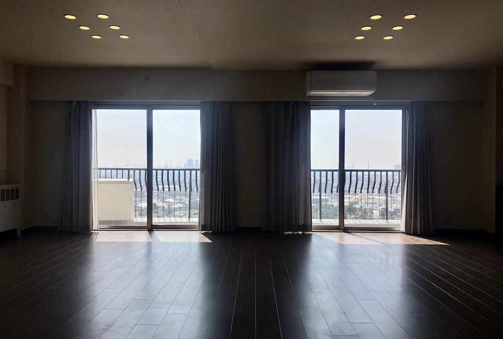 神戸市東灘区御影山手の賃貸物件/室内からだって、この開放感。