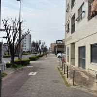 神戸市須磨区天神町の賃貸物件/物件前の道幅もゆったり