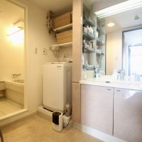 西宮市桜町の売買物件/洗面台・洗濯置き場。