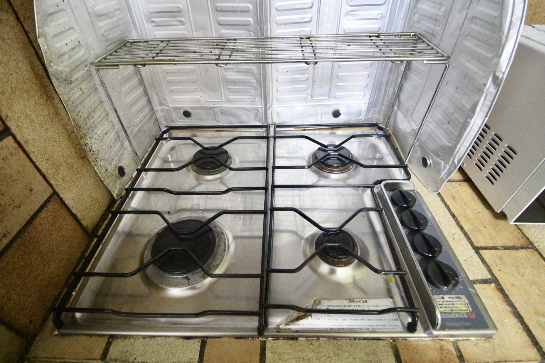 芦屋市平田町の売買物件/レトロなロジェール製コンロ