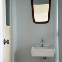 加古郡播磨町北本荘の賃貸物件/洗面の鏡がキュート