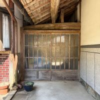 丹波市市島町北岡本の売買物件/通し土間の入り口